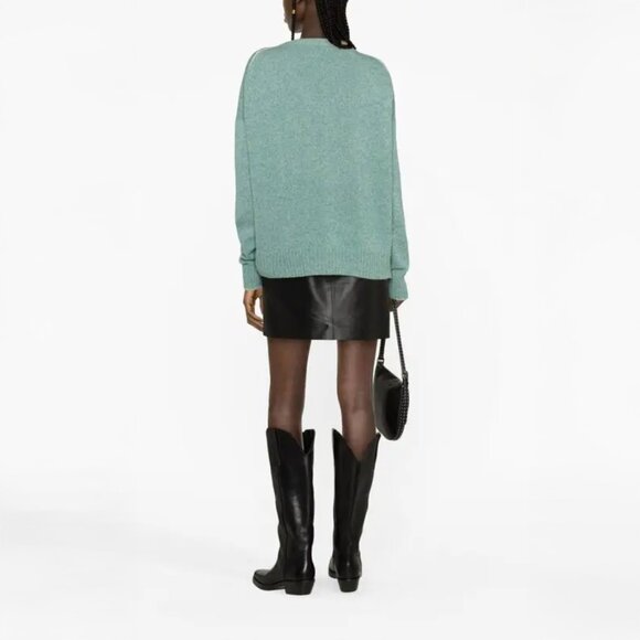 Zadig & Voltaire Zadig & Voltaire Rosy Sweater in Moss Green - sz Medium - Picture 3 of 12